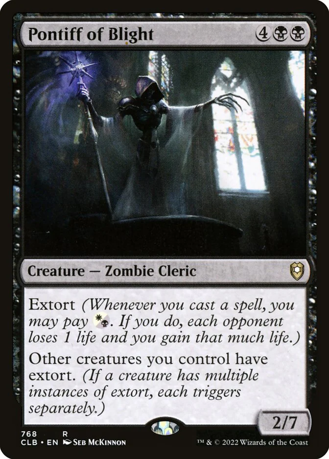 Pontiff of Blight 768/361 (Commander Legends: Battle for Baldur's Gate)
