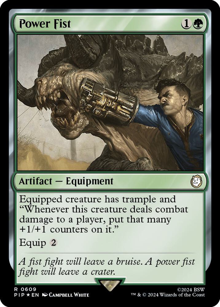 Power Fist 609/326 (Universes Beyond: Fallout)  - Surge Foil