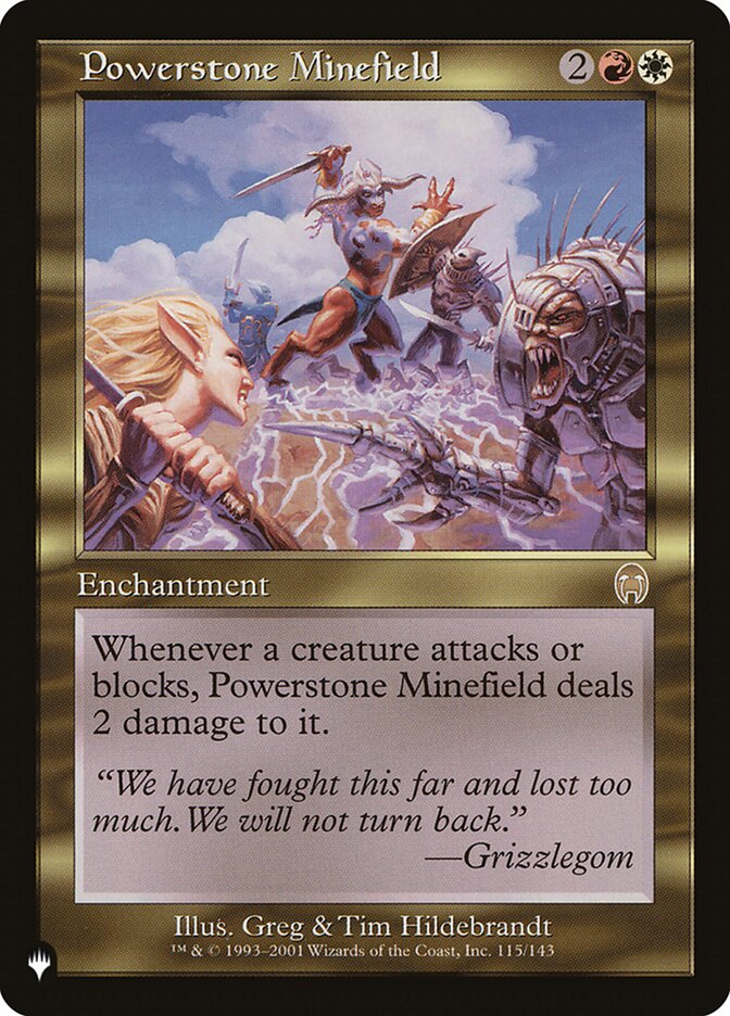 Powerstone Minefield APC-115/5075 (The List Reprints)