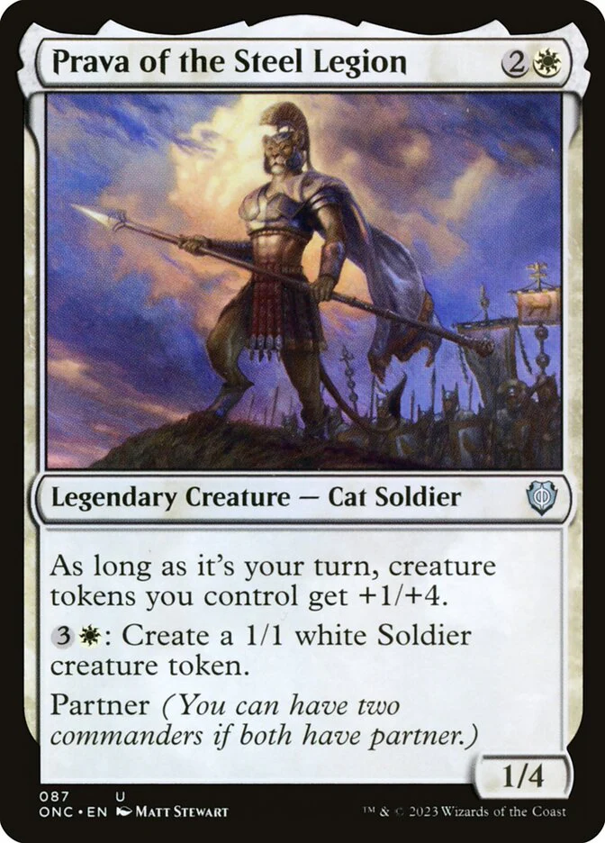 Prava of the Steel Legion 87/28 (Commander: Phyrexia: All Will Be One)