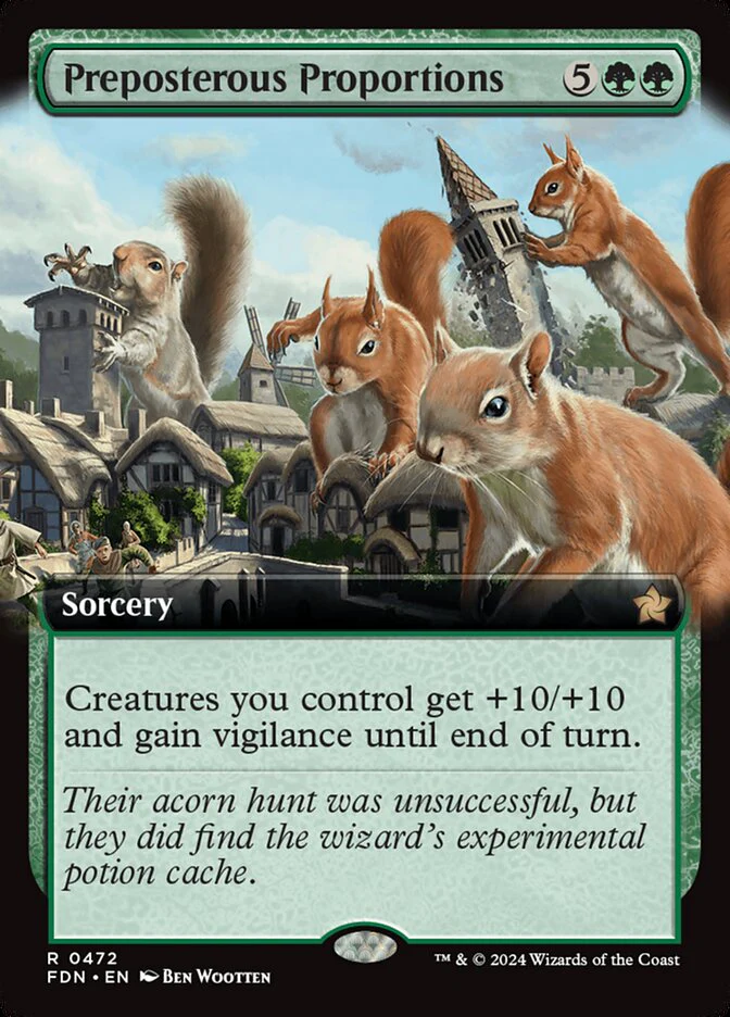 Preposterous Proportions 472/291 (Foundations)  - Extended Art Foil