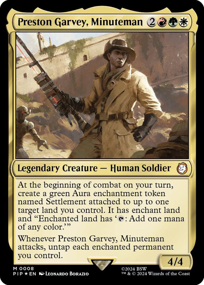 Preston Garvey, Minuteman 8/326 (Universes Beyond: Fallout)  - Foil