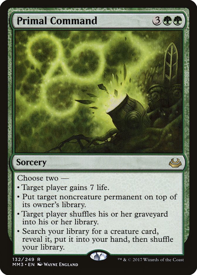Primal Command 132/249 (Modern Masters 2017)
