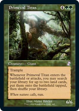 Primeval Titan 365/289 (Time Spiral: Remastered)  - Foil