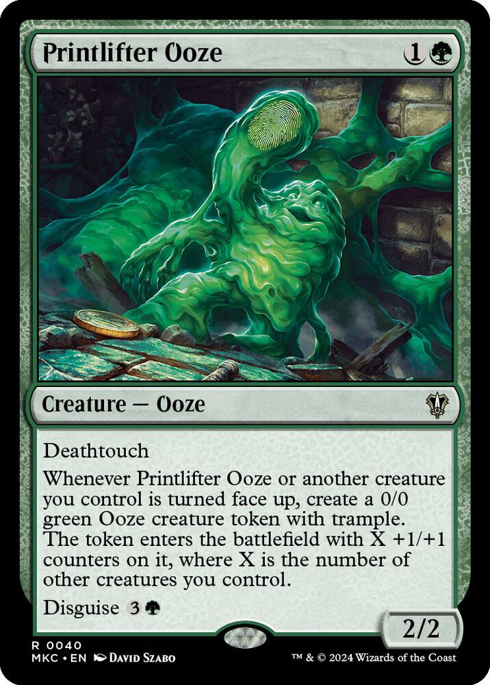 Printlifter Ooze 40/311 (Commander: Murders at Karlov Manor)