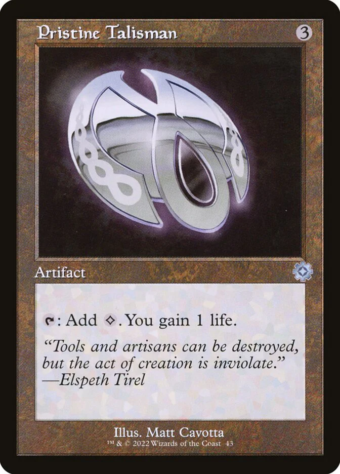 Pristine Talisman 43/63 (The Brothers' War: Retro Frame Artifacts)  - Foil