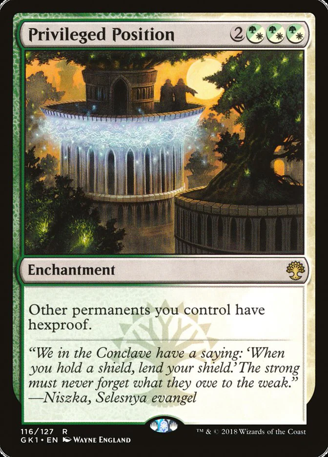 Privileged Position 116/127 (Guilds of Ravnica: Guild Kits)