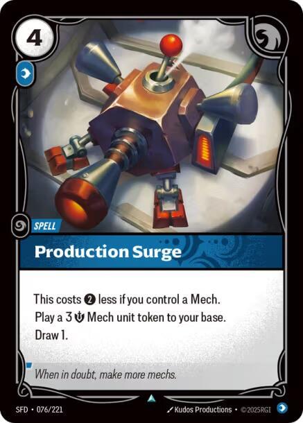 Production Surge 76/221 (Spiritforged)