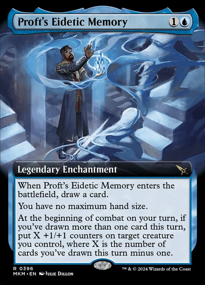 Proft's Eidetic Memory 396 (Murders at Karlov Manor)  - Extended Art Foil