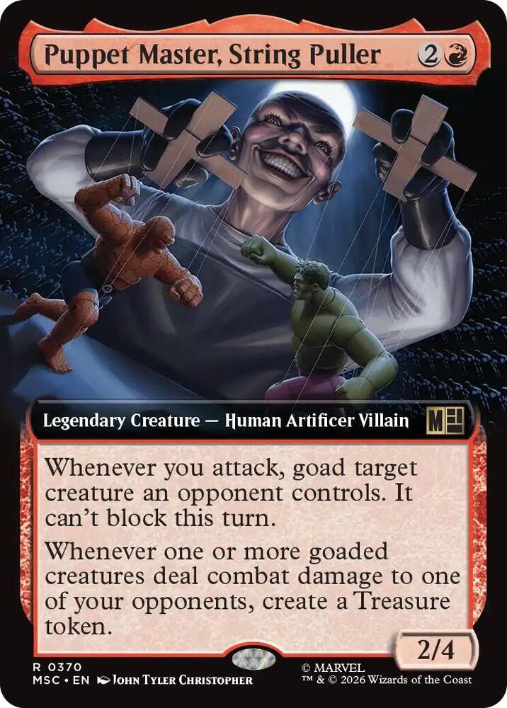 Puppet Master String Puller Extended Art 370 (Commander: Marvel Super Heroes)  - Extended Art