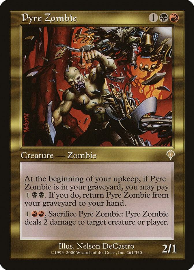 Pyre Zombie 261/350 (Invasion)  - Foil