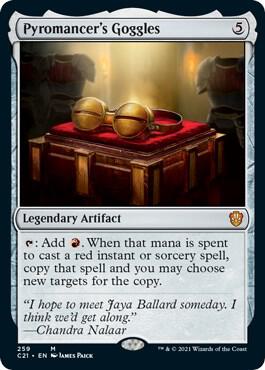 Pyromancers Goggles 259/81 (Commander 2021)