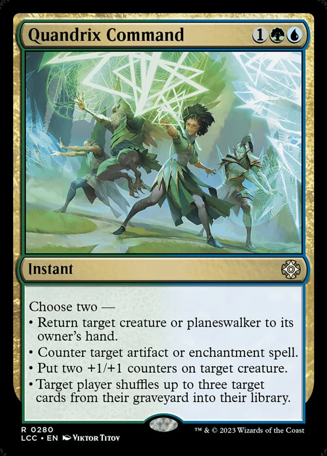 Quandrix Command 280/370 (Commander: The Lost Caverns of Ixalan)