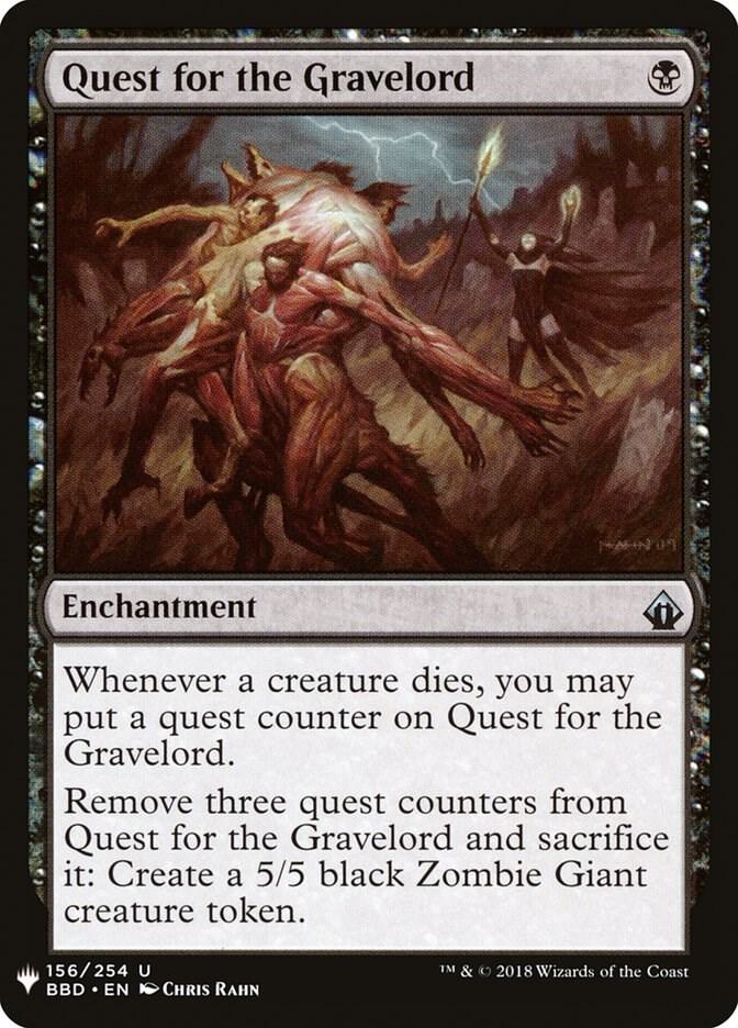 Quest for the Gravelord BBD-156/5075 (The List Reprints)