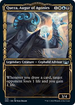 Queza Augur of Agonies Showcase 326/281 (Streets of New Capenna)  - Foil