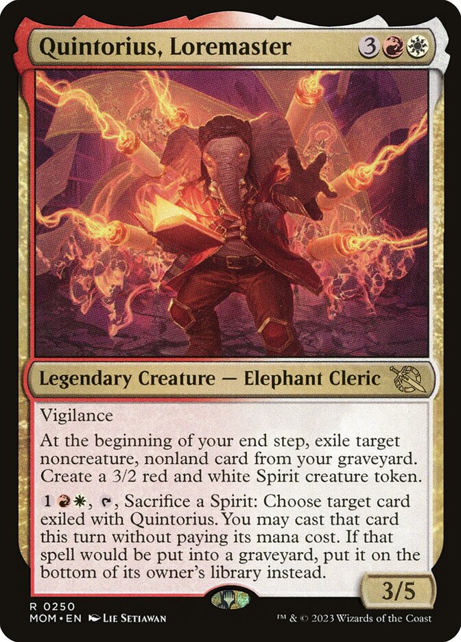 Quintorius, Loremaster 250/291 (March of the Machine)