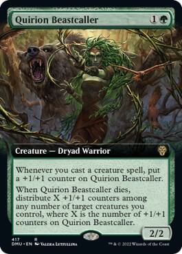 Quirion Beastcaller Extended Art 417/281 (Dominaria United)  - Foil