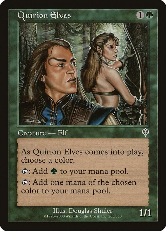 Quirion Elves 203/350 (Invasion)  - Foil