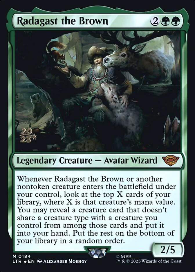 Radagast the Brown 184s/86 (Prerelease Cards) - Foil