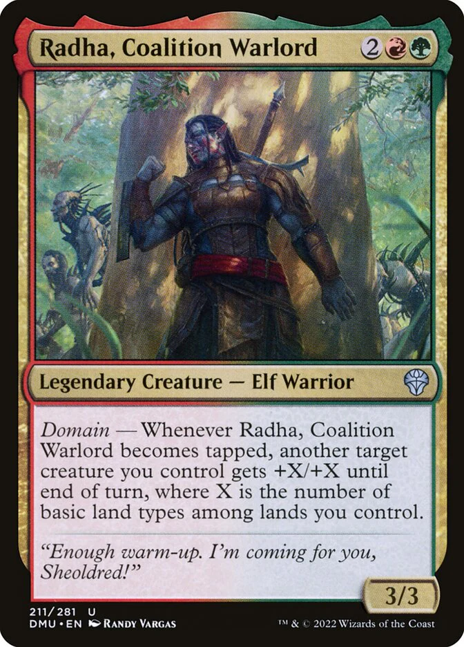 Radha, Coalition Warlord 211/281 (Dominaria United)