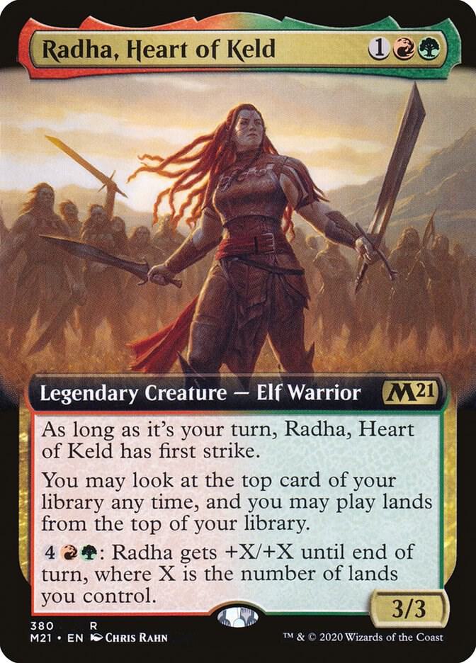 Radha, Heart of Keld 380/274 (Core Set 2021)  - Extended Art Foil
