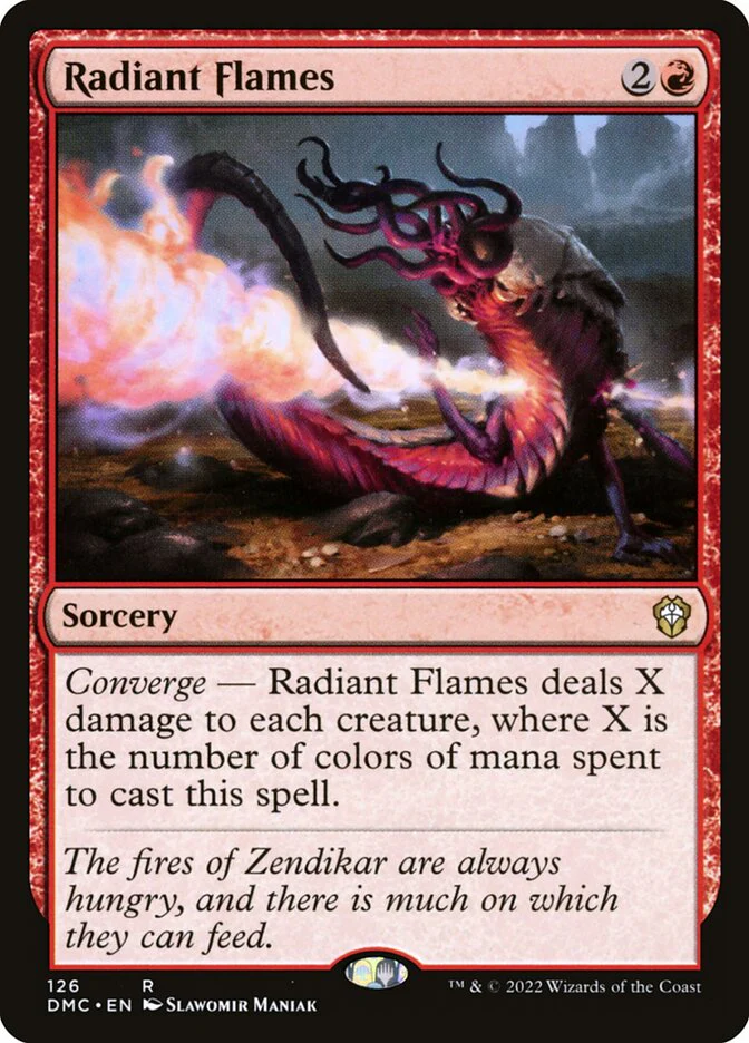 Radiant Flames 126/50 (Commander: Dominaria United)