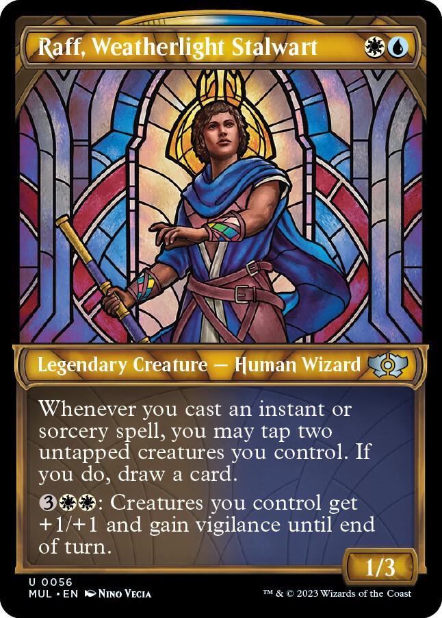 Raff, Weatherlight Stalwart 56/65 (March of the Machine: Multiverse Legends)  - Showcase Foil
