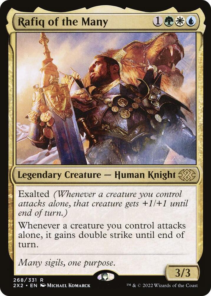 Rafiq of the Many 268/331 (Double Masters 2022)  - Foil
