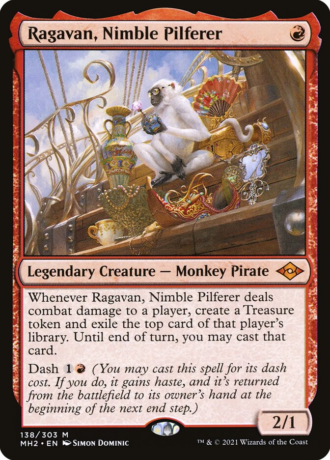 Ragavan, Nimble Pilferer 138/303 (Modern Horizons 2)