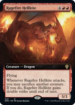 Ragefire Hellkite Extended Art 426/281 (Dominaria United)