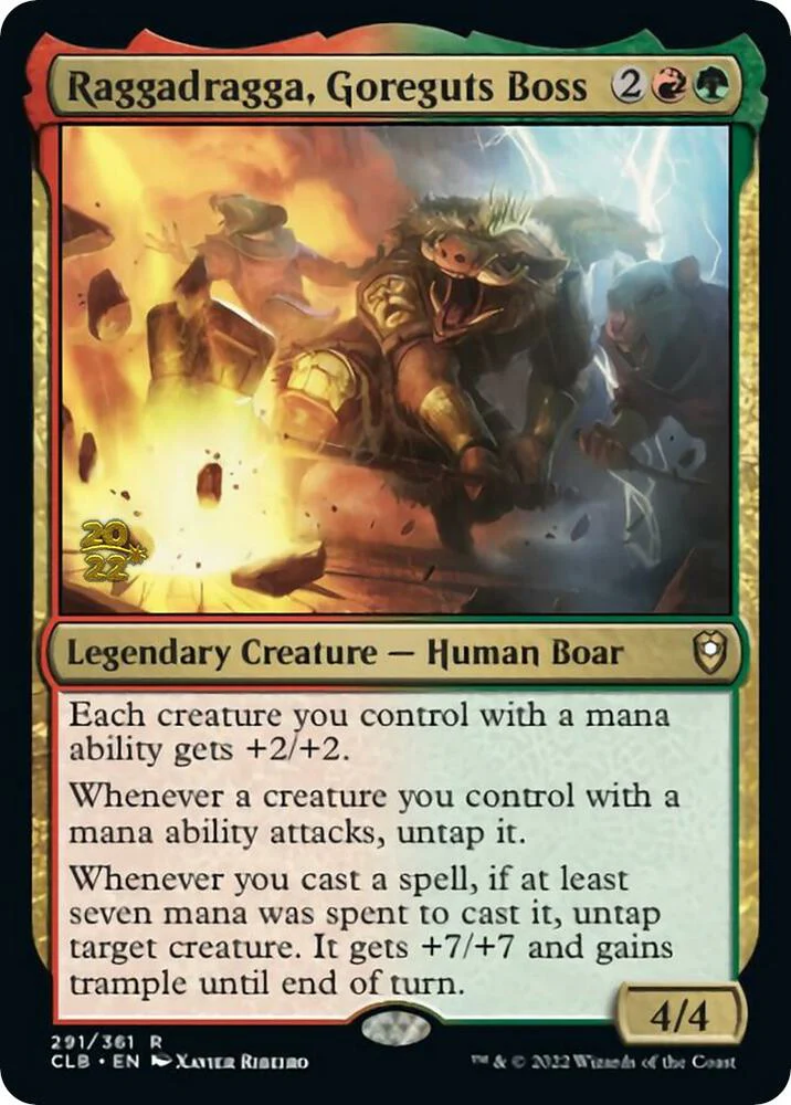Raggadragga Goreguts Boss 291s/108 (Prerelease Cards)  - Foil