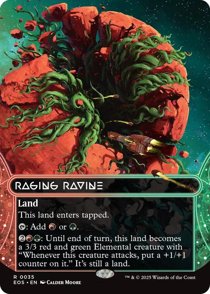 Raging Ravine 0035 Borderless (Dupe) 35 (Edge of Eternities: Stellar Sights)  - Foil