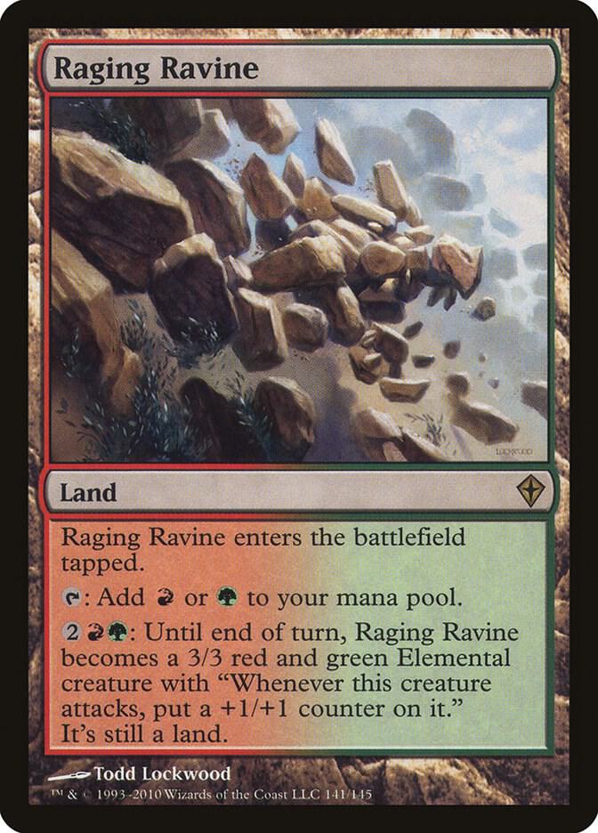 Raging Ravine 141/145 (Worldwake)  - Foil