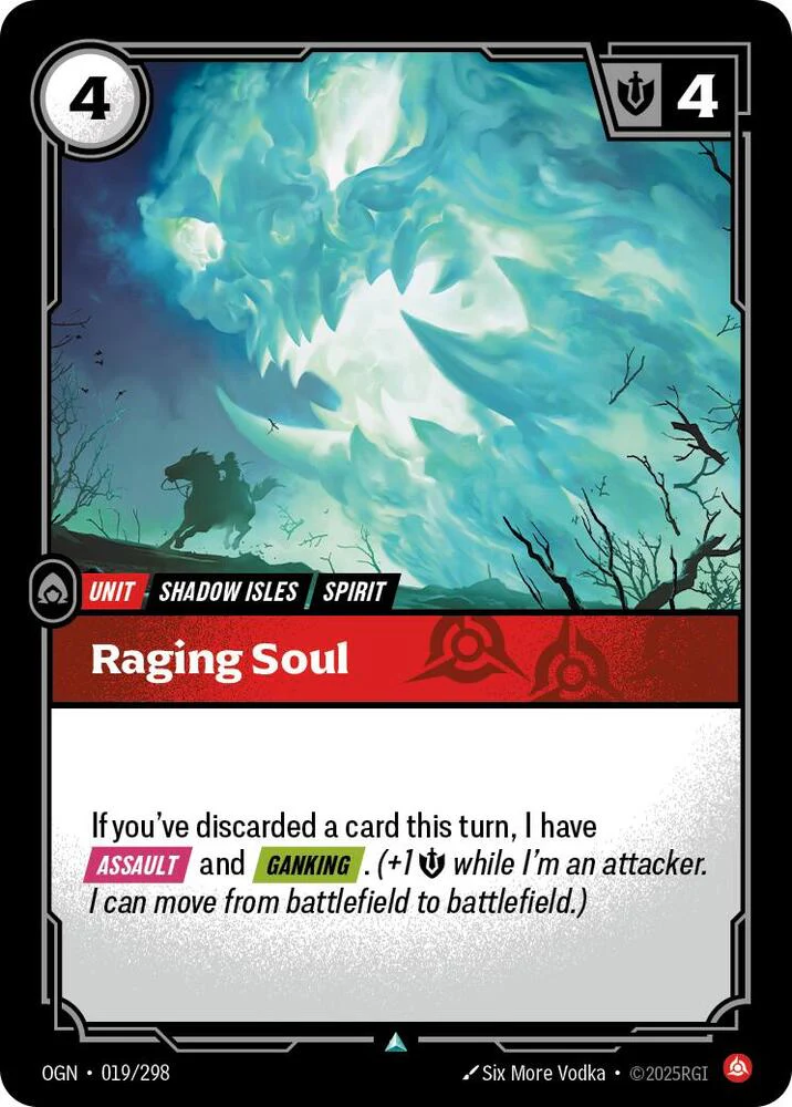 Raging Soul 19/298 (Origins)  - Foil