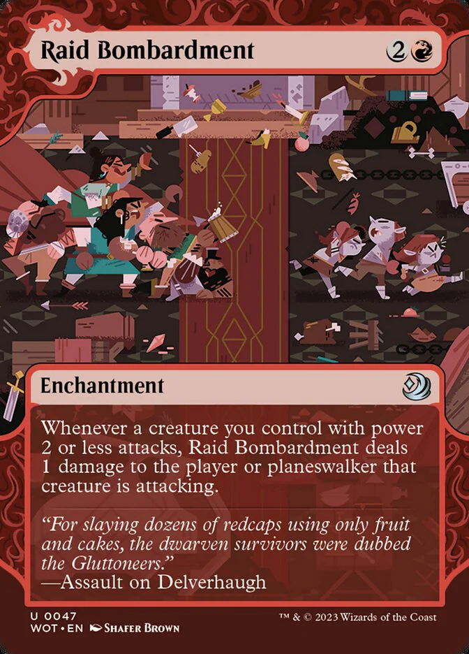 Raid Bombardment 47 (Wilds of Eldraine: Enchanting Tales) - Showcase Foil