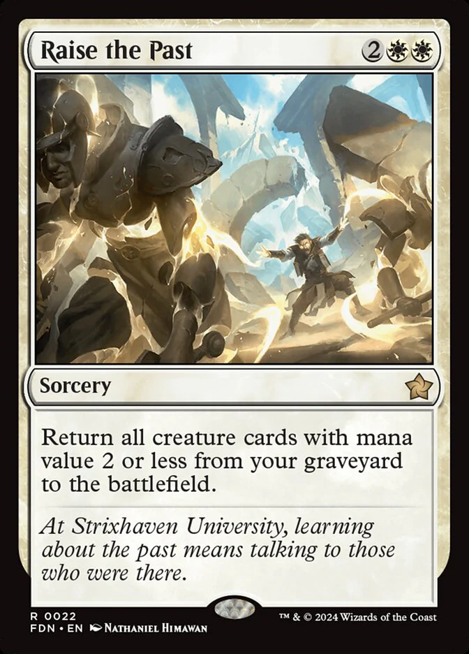 Raise the Past 22 (Foundations)  - Foil