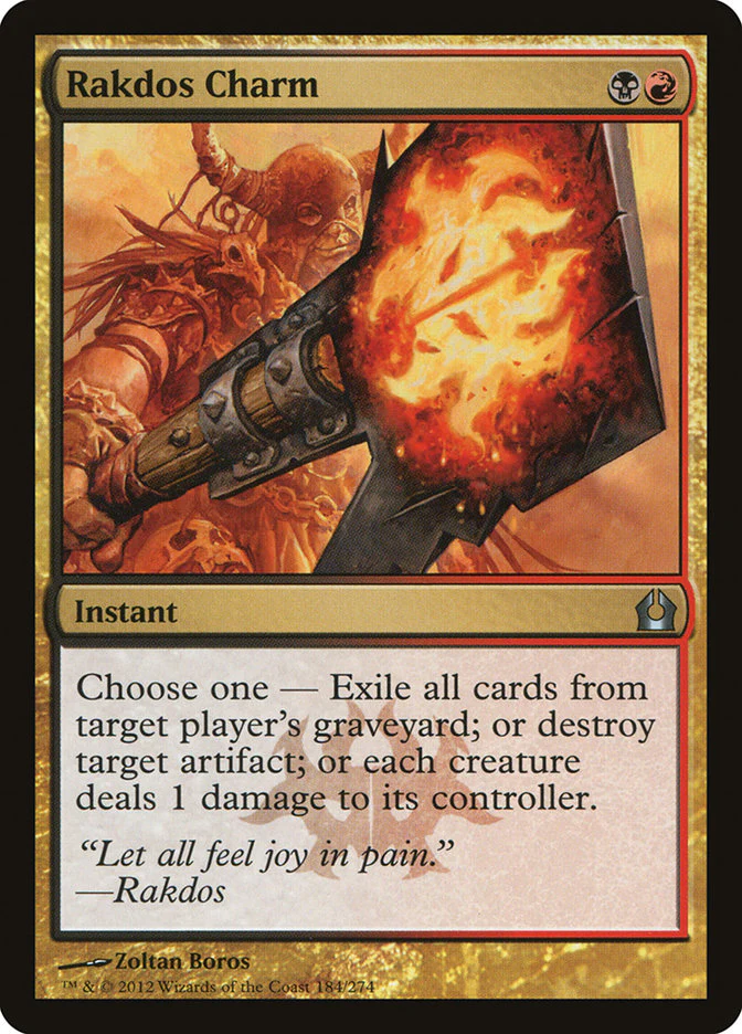 Rakdos Charm 184/274 (Return to Ravnica)  - Foil
