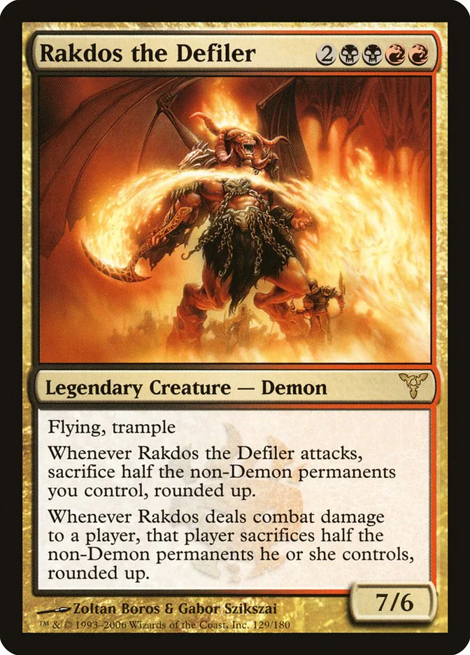 Rakdos the Defiler 129/180 (Dissension)