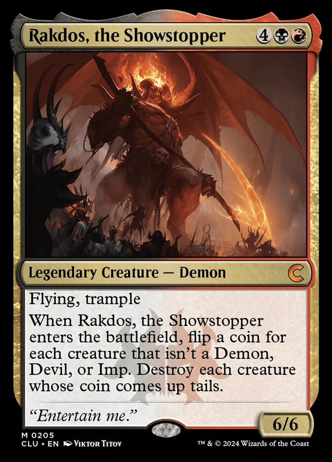 Rakdos, the Showstopper 205/284 (Ravnica: Clue Edition)