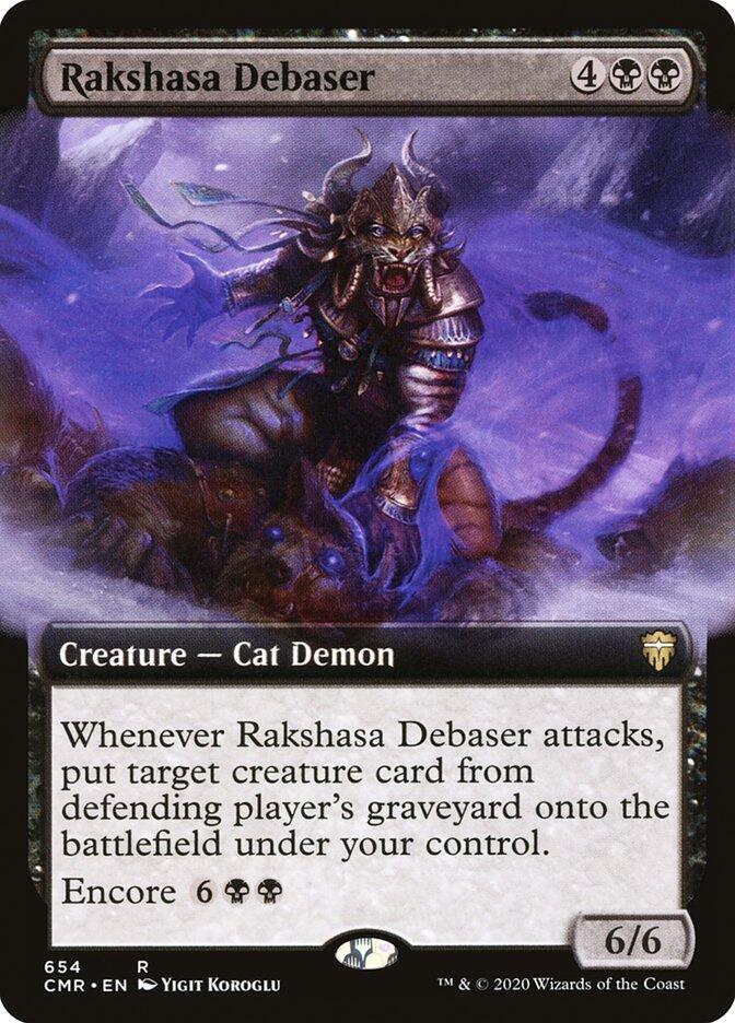 Rakshasa Debaser 654/361 (Commander Legends)  - Extended Art Foil