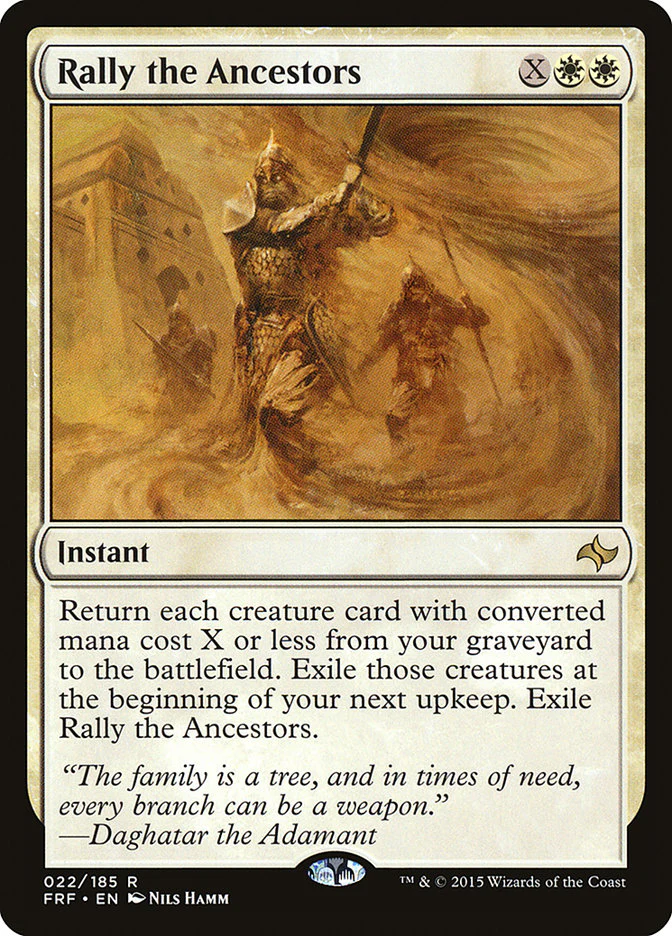 Rally the Ancestors 22/185 (Fate Reforged)  - Foil