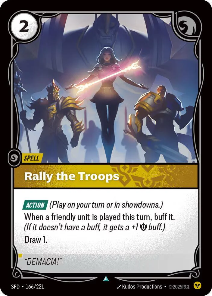 Rally the Troops 166/221 (Spiritforged)