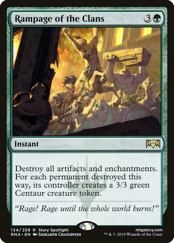 Rampage of the Clans 134/259 (Ravnica Allegiance)