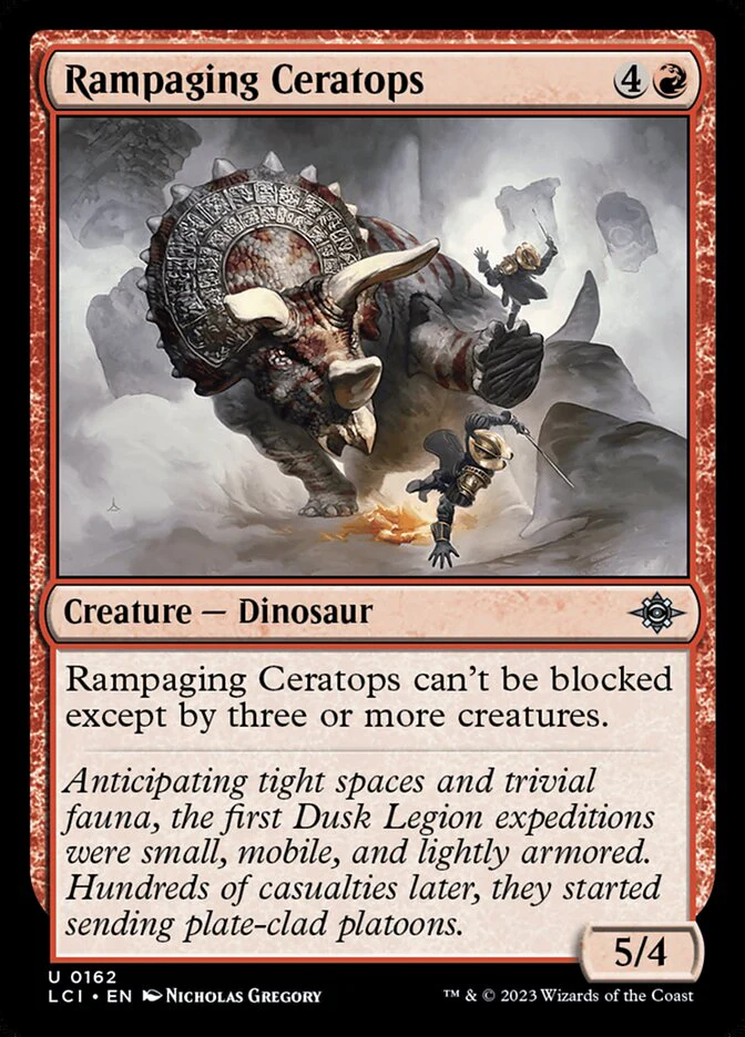 Rampaging Ceratops 162 (The Lost Caverns of Ixalan)