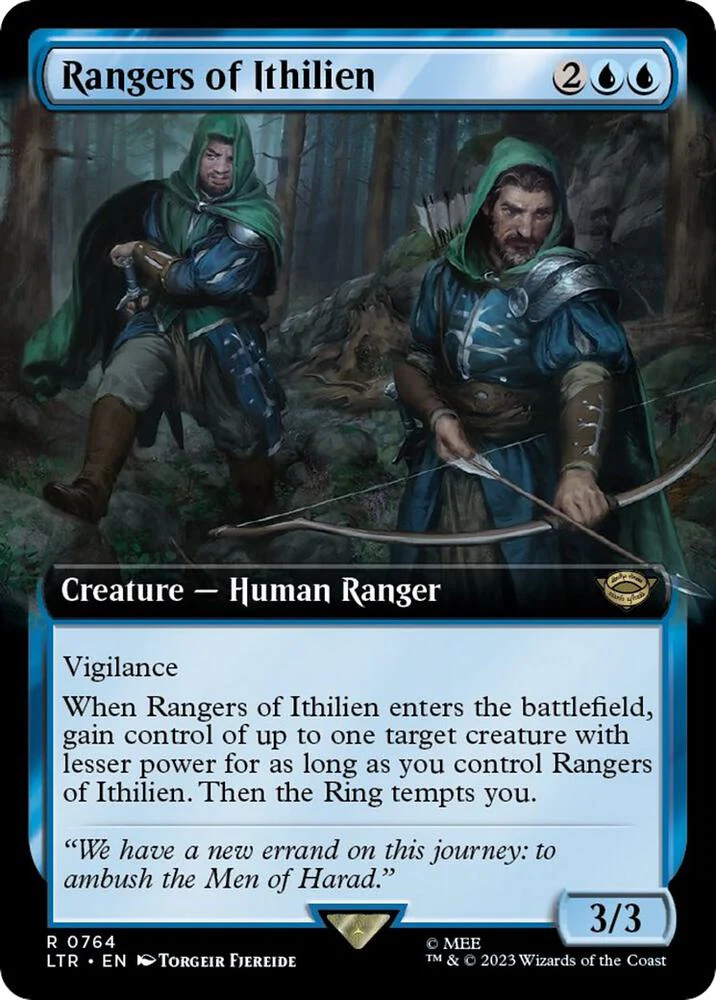 Rangers of Ithilien 764/281 (Universes Beyond: The Lord of the Rings: Tales of Middle-earth)  - Extended Art Surge Foil