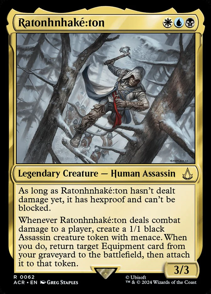 Ratonhnhaké꞉ton 62/110 (Universes Beyond: Assassin's Creed)