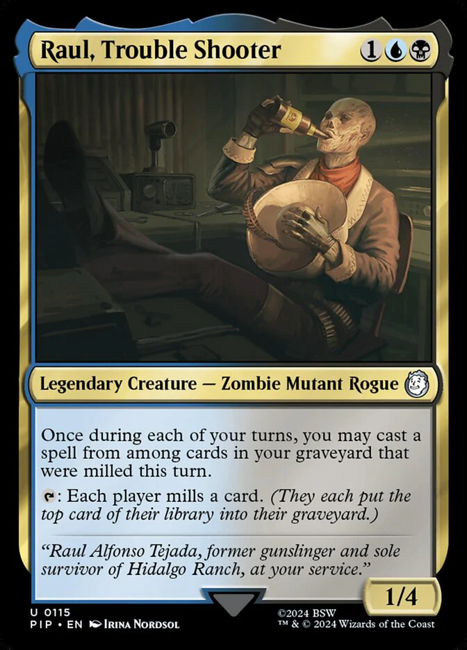 Raul, Trouble Shooter 115/326 (Universes Beyond: Fallout)