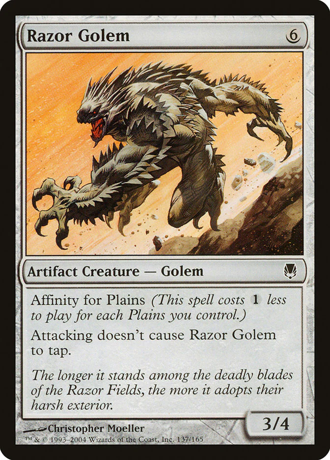 Razor Golem 137/165 (Darksteel)
