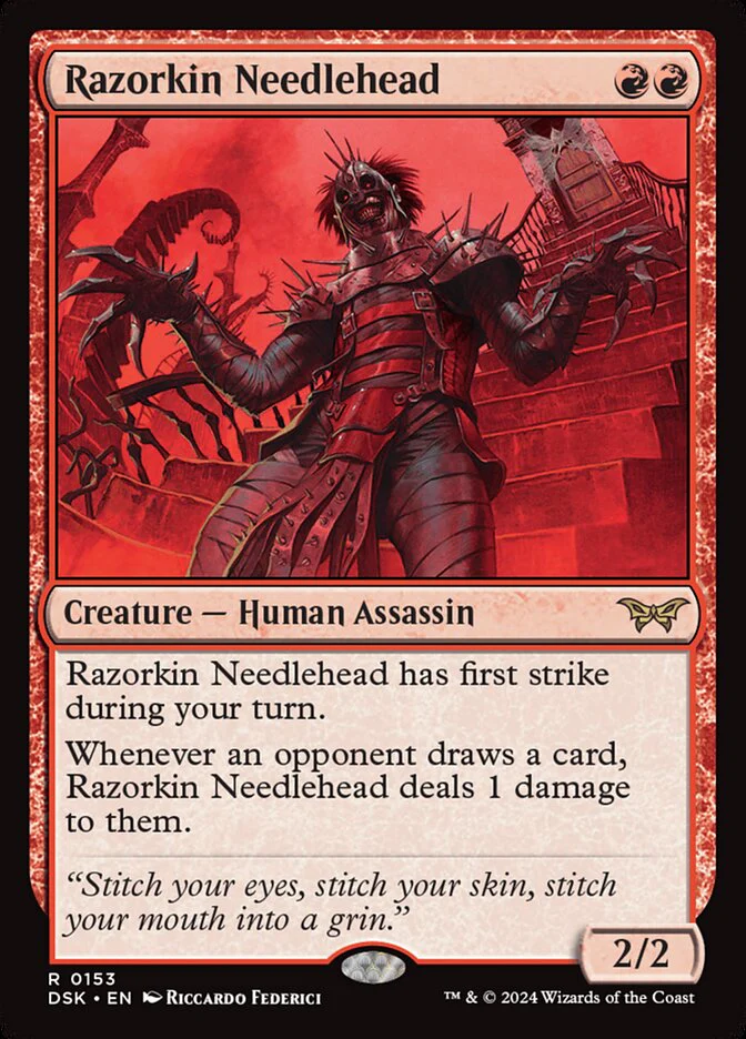 Razorkin Needlehead 153 (Duskmourn: House of Horror)