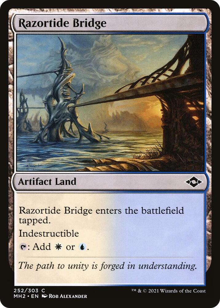 Razortide Bridge 252/303 (Modern Horizons 2) - Foil